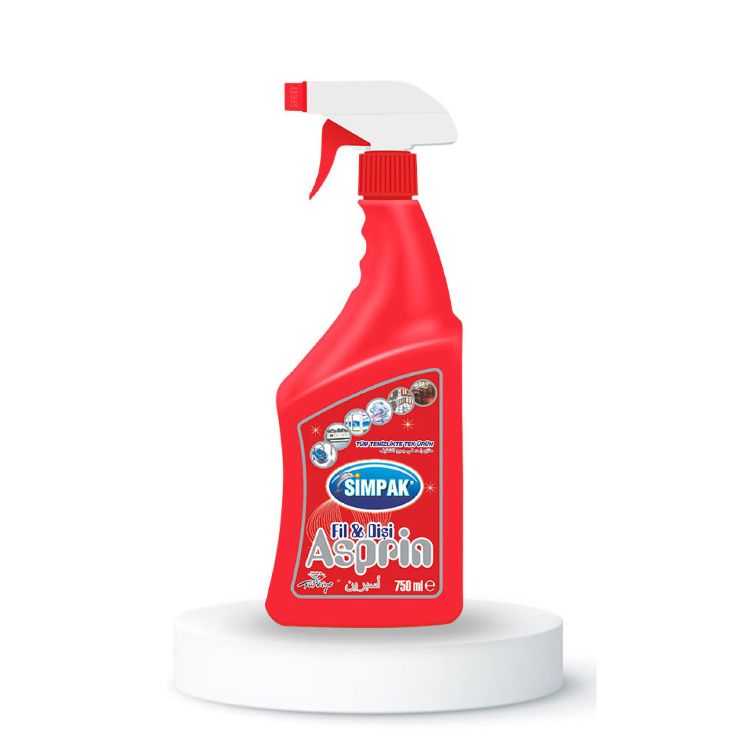 Simpak Çok Amaçlı Asprin Fil & Dişi (750 ml)