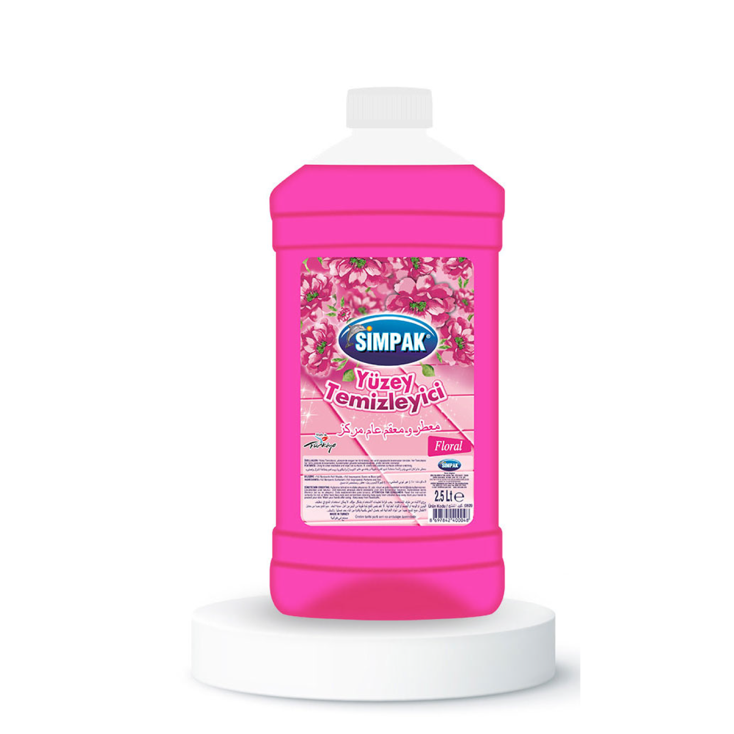 Simpak Yüzey Temizleyici Çiçekli 2.5 lt