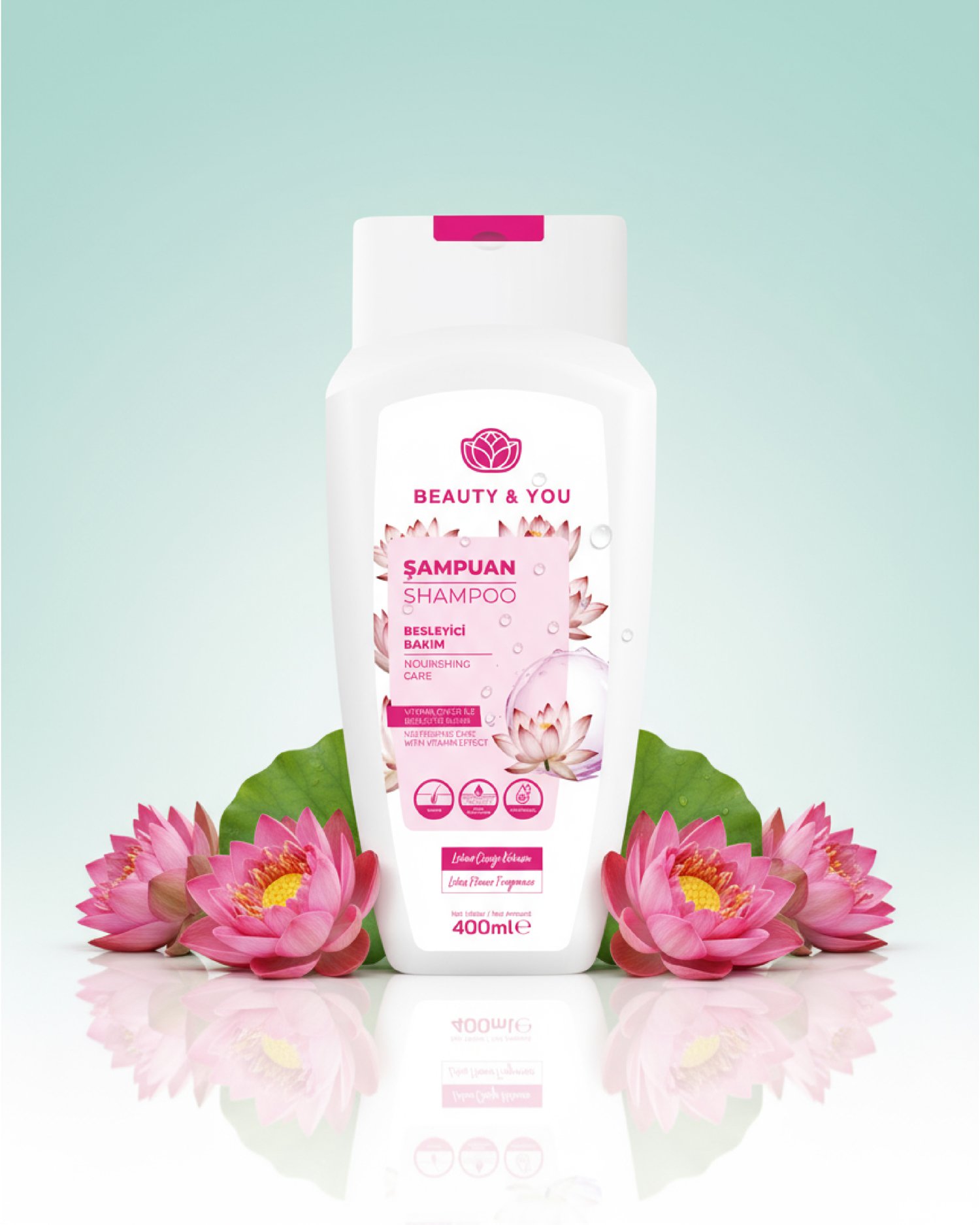 Simpak Beauty & You Şampuan Besleyici Bakım 400 ml 2 Simpak Beauty & You Şampuan Besleyici Bakım 400 ml - Görsel 2