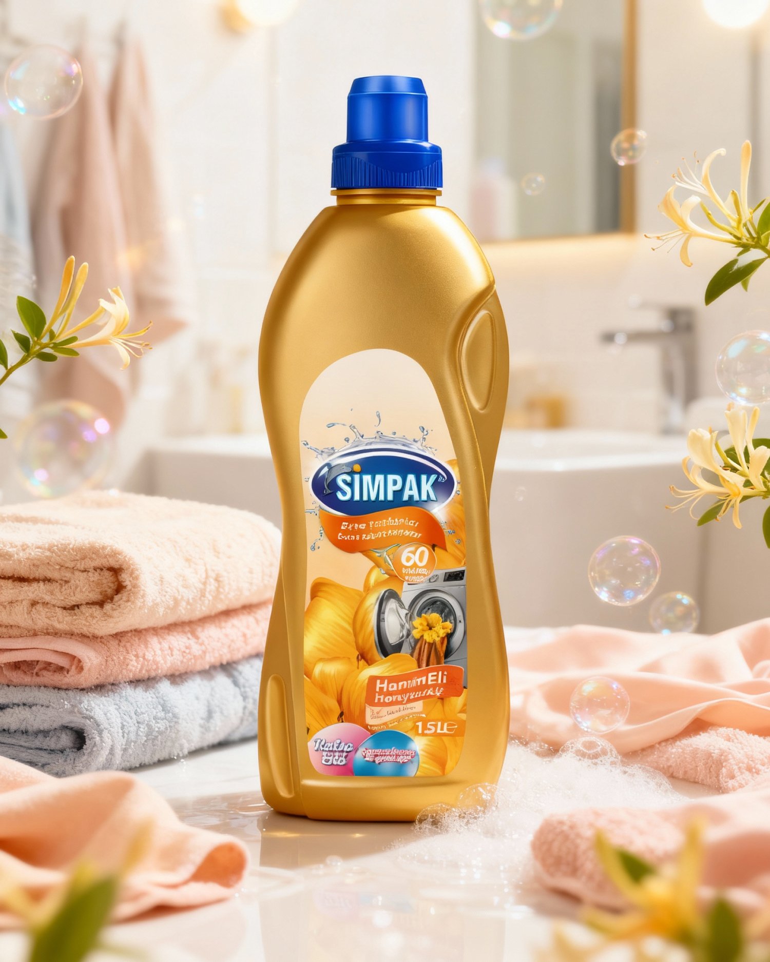 Simpak Extra Fabric Softener Çamaşır Yumuşatıcısı Hanımeli 1.5 lt 2 Simpak Extra Fabric Softener Çamaşır Yumuşatıcısı Hanımeli 1.5 lt - Görsel 2