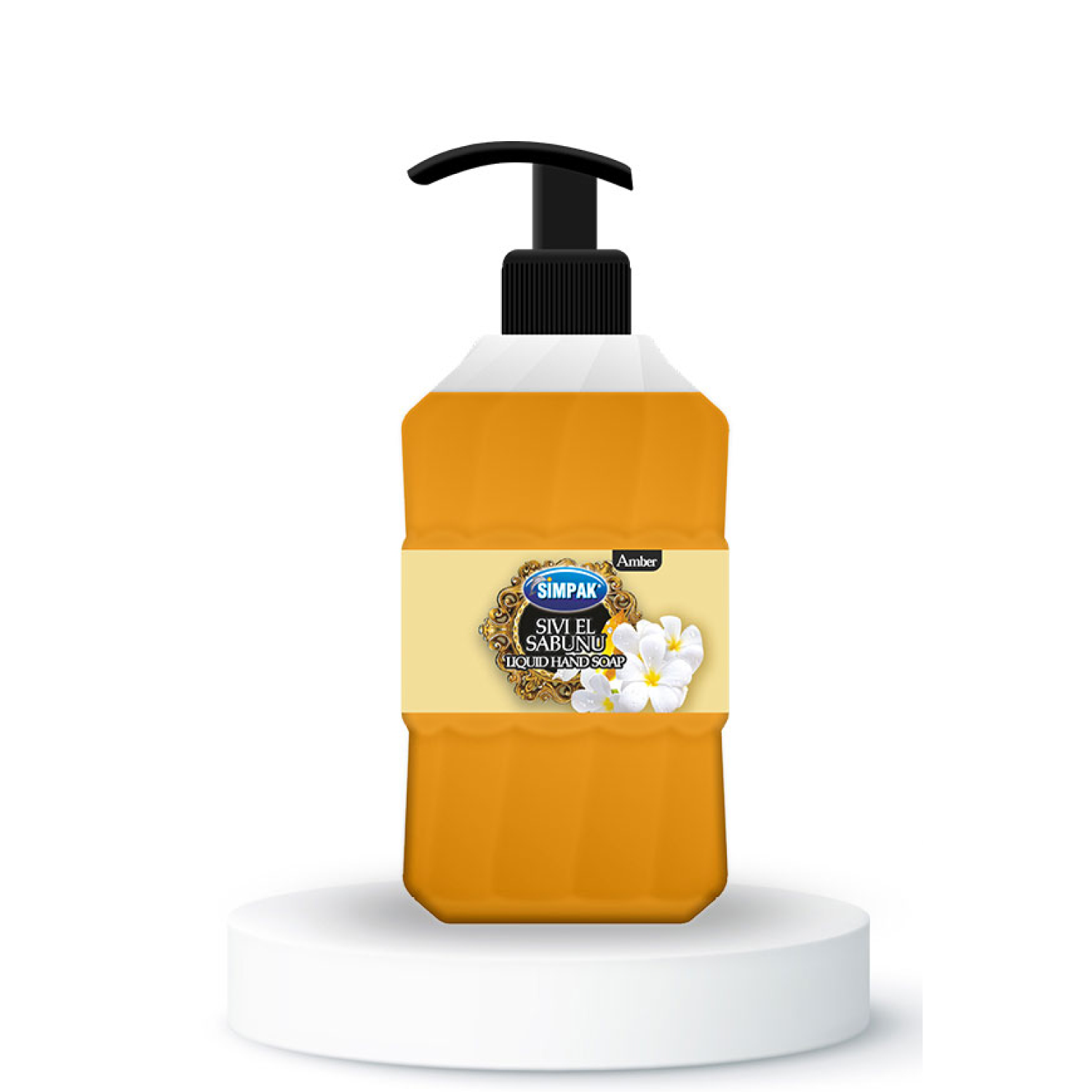 Simpak Sıvı El Sabunu Amber 400 ML 1 Simpak Sıvı El Sabunu Amber 400 ML
