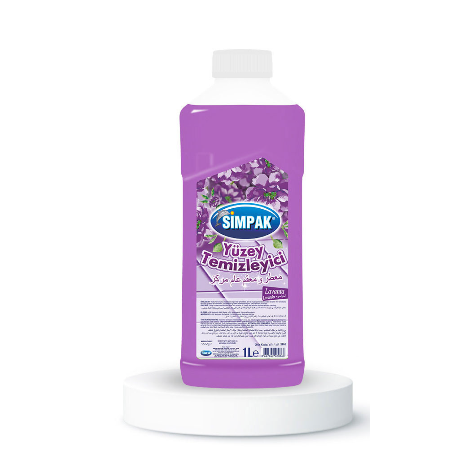 Simpak Yüzey Temizleyici Lavanta 1 lt 1 Simpak Yüzey Temizleyici Lavanta 1 lt