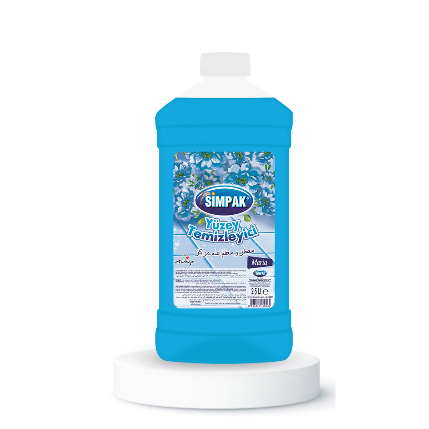 Simpak Yüzey Temizleyici Okyanus Kokulu Maria 2.5 lt