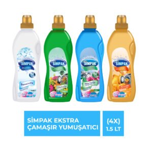 Simpak Extra Çamaşır Yumuşatıcı 1.5 LT – 4’lü Set