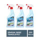 Simpak İç ve Dış Mekan Derz Temizleyici 750 ml – 3’lü Set