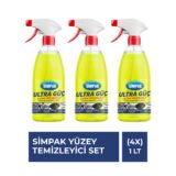 Simpak Ultra Güç Yağ Çözücü 1000 ml – 3’lü Ekonomik Set